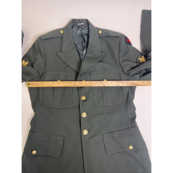DeRossi & Son US Army Class A Dress Coat Jacket Green Men’s 41XL - Picture 6 of 16